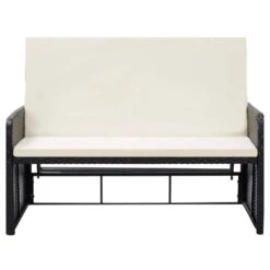 VidaXL 2-delige Loungeset Met Kussens Poly Rattan Zwart -Bekend Tuinmeubelen Winkel 0b14abef67d04d53962af81f0e230eea