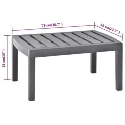VidaXL Tuintafel 78x55x38 Cm Kunststof Mokkakleurig 9 VidaXL Tuintafel 78x55x38 Cm Kunststof Mokkakleurig -Bekend Tuinmeubelen Winkel 0f31c59089164bc69077166b82b4c5ee
