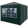 VidaXL Partytent 3x3 M Groen 1 VidaXL Partytent 3x3 M Groen -Bekend Tuinmeubelen Winkel 1000001074