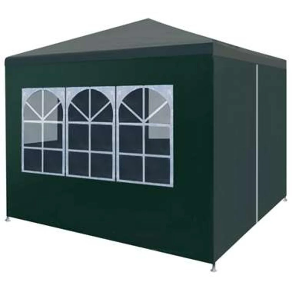 VidaXL Partytent 3x3 M Groen 3 VidaXL Partytent 3x3 M Groen