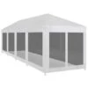 VidaXL Partytent Met 10 Mesh Zijwanden 12x3 M 1 VidaXL Partytent Met 10 Mesh Zijwanden 12x3 M -Bekend Tuinmeubelen Winkel 1000001097