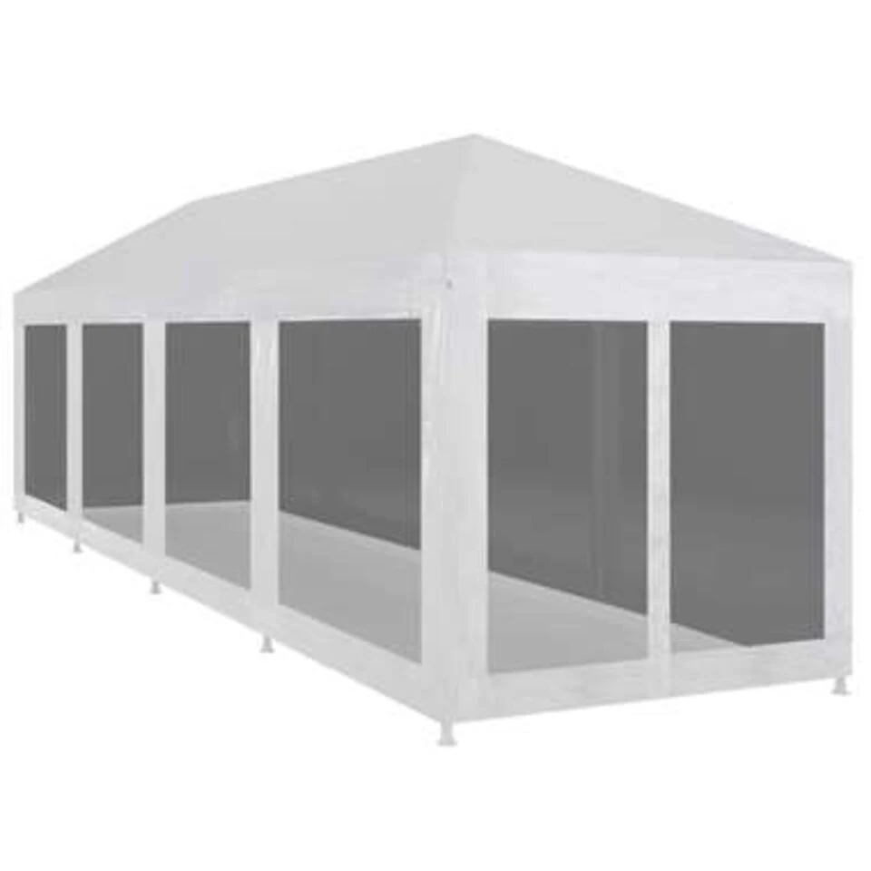 VidaXL Partytent Met 10 Mesh Zijwanden 12x3 M 3 VidaXL Partytent Met 10 Mesh Zijwanden 12x3 M