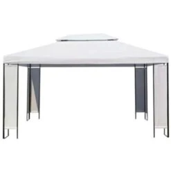 VidaXL Prieel 3x4 M Wit