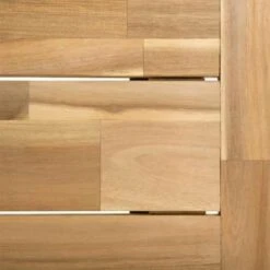 Beliani Tuintafelset SCANIA - Lichte Houtkleur Acaciahout -Bekend Tuinmeubelen Winkel 1000003833 0102