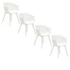 Garden Impressions Lexy Tuinstoel Wit - 4 Stuks -Bekend Tuinmeubelen Winkel 1000003870