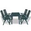 VidaXL 5-delige Tuinset Kunststof Groen 2 VidaXL 5-delige Tuinset Kunststof Groen -Bekend Tuinmeubelen Winkel 1000004558