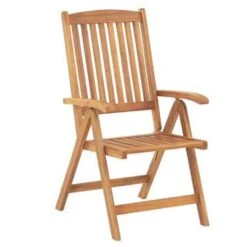 Beliani Tuintafelset JAVA - Lichte Houtkleur Acaciahout -Bekend Tuinmeubelen Winkel 1000004627 0103