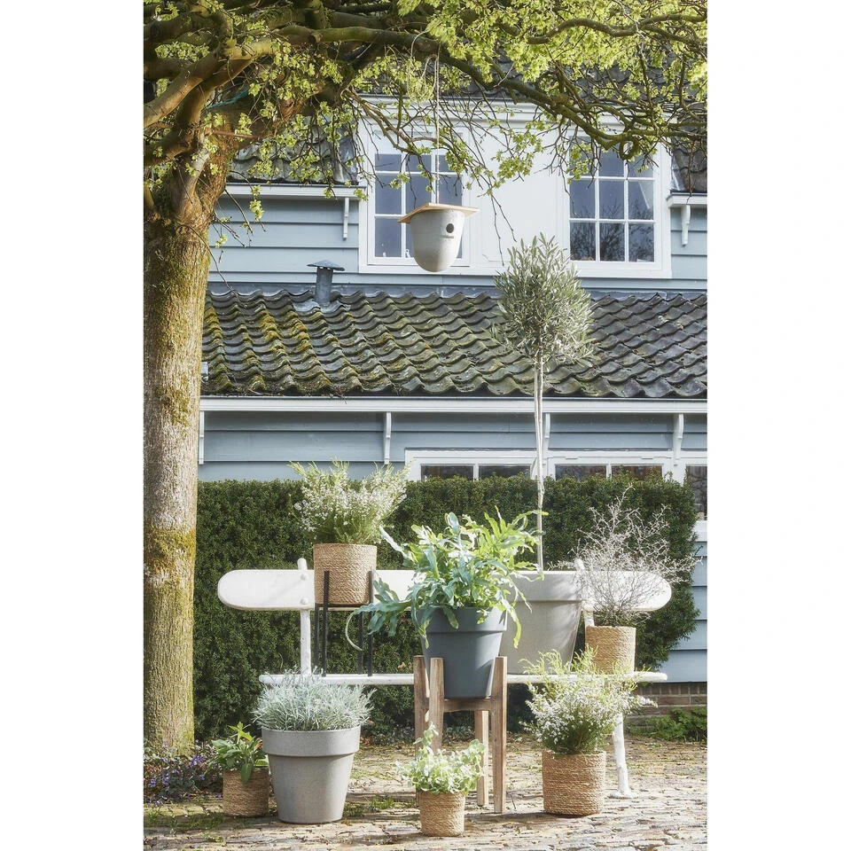 Mica Decorations Plantenpot - Rotan - Bruin - Plantenmand - 16 X 16 Cm 4 Mica Decorations Plantenpot - Rotan - Bruin - Plantenmand - 16 X 16 Cm - Afbeelding 2