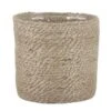 Mica Decorations Plantenpot - Rotan - Bruin - Plantenmand - 16 X 16 Cm -Bekend Tuinmeubelen Winkel 1000005237