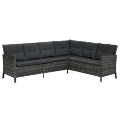 VidaXL 3-delige Loungeset Met Kussens Poly Rattan Grijs 8 VidaXL 3-delige Loungeset Met Kussens Poly Rattan Grijs -Bekend Tuinmeubelen Winkel 1000005393 0102