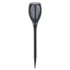 Pro Garden Tuinfakkel - Solar - Zwart - Vlameffect - 62 Cm -Bekend Tuinmeubelen Winkel 1000005917