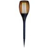 Tuinfakkel - Solar - Tuinverlichting - Zwart - Vlameffect - 58 Cm -Bekend Tuinmeubelen Winkel 1000005919