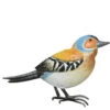 Decoris Tuindecoratie Vogel - Vink - Metaal - 38 Cm