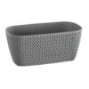 Prosperplast Plantenbak Splofy - Lichtgrijs - Kunststof - 30 Cm -Bekend Tuinmeubelen Winkel 1000008192