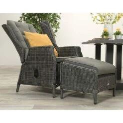 Garden Impressions Marbella Voetenbank Donker Grijs -Bekend Tuinmeubelen Winkel 1000009441 0102