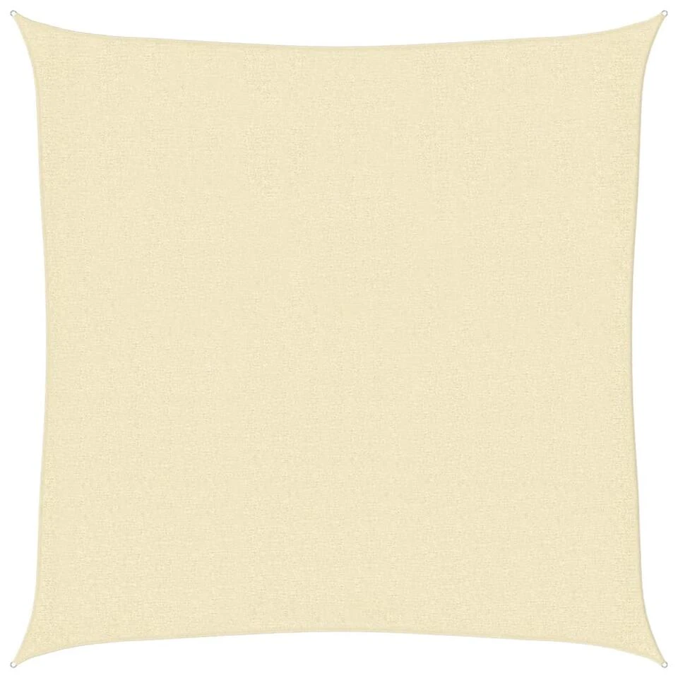 VidaXL Zonnescherm HDPE Vierkant 2x2 M Crème 3 VidaXL Zonnescherm HDPE Vierkant 2x2 M Crème