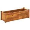 VidaXL Plantenbak Verhoogd 76x27,6x25 Cm Acaciahout -Bekend Tuinmeubelen Winkel 1000009553