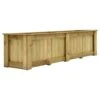 VidaXL Plantenbak Verhoogd 196x50x50 Cm Geïmpregneerd Grenenhout -Bekend Tuinmeubelen Winkel 1000009576