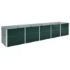 VidaXL Plantenbak Verhoogd 400x80x45 Cm Gegalvaniseerd Staal Groen -Bekend Tuinmeubelen Winkel 1000011526