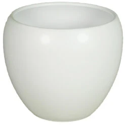 Floran Plantenpot - Wit - Mat - Keramiek - 14 X 11 Cm