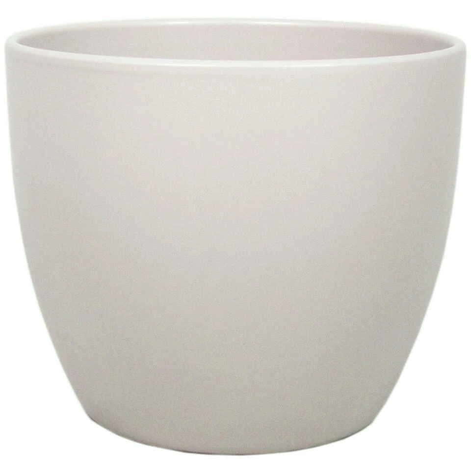 Floran Plantenpot - Taupe - Mat - Keramiek - 25 X 22 Cm 3 Floran Plantenpot - Taupe - Mat - Keramiek - 25 X 22 Cm