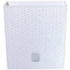 Prosperplast Plantenbak Rato - Wit - Rotan - Kunststof - 32 Cm -Bekend Tuinmeubelen Winkel 1000013266