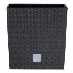Bestsellers 21 Prosperplast Plantenbak Rato - Antraciet - Rotan - Kunststof - 32 Cm
