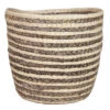 Bela Arte Plantenmand - Rotan - Grijs Met Naturel - 24 X 22 Cm 1 Bela Arte Plantenmand - Rotan - Grijs Met Naturel - 24 X 22 Cm -Bekend Tuinmeubelen Winkel 1000013419