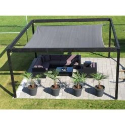 Shadow Comfort Vierkant 2x2m Desert Storm Met Bevestigingsset -Bekend Tuinmeubelen Winkel 1000013759 0111