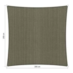 Shadow Comfort Vierkant 2x2m Desert Storm Met Bevestigingsset