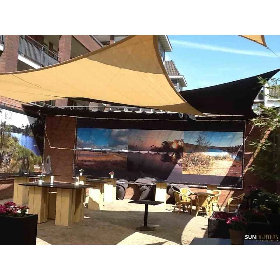 Sunfighters Rechthoek 3,5x5 Zand 5 Sunfighters Rechthoek 3,5x5 Zand - Afbeelding 3