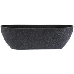 Ter Steege Plantenbak - Balkon - Kunststof - Zwart - 55 X 16 Cm