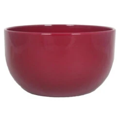 Floran Plantenpot - Wijnrood - Schaal - Keramiek - 26 X 14 Cm