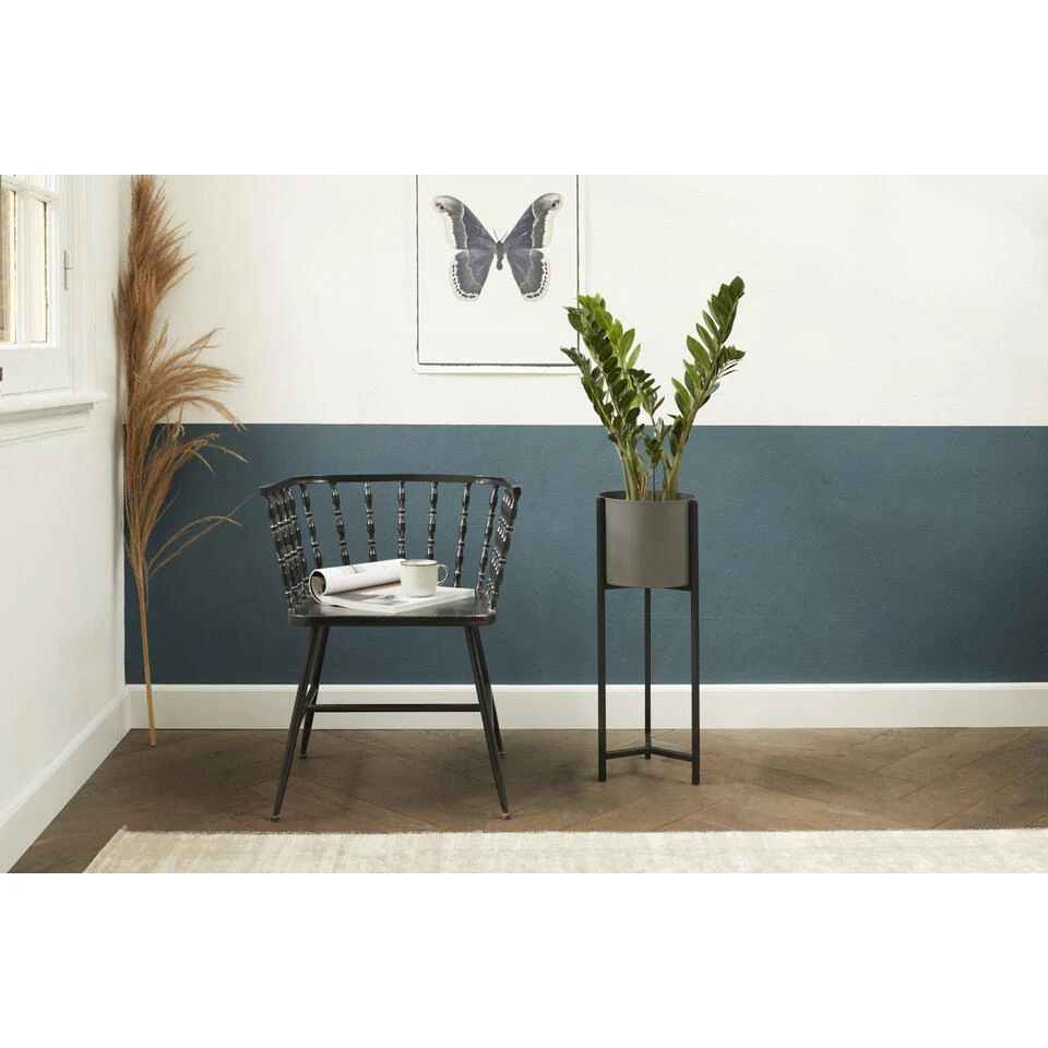 Lifa Living Hoge Plantenbak Met Zwart Metalen Frame En Grijze Bak 5 Lifa Living Hoge Plantenbak Met Zwart Metalen Frame En Grijze Bak - Afbeelding 3