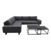 VDG Barcelona/royalty Sunbrella Loungeset - Sooty -Bekend Tuinmeubelen Winkel 1000031628