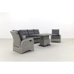 VDG Verstelbare Loungeset Hollywood - White Grey 9 VDG Verstelbare Loungeset Hollywood - White Grey -Bekend Tuinmeubelen Winkel 1000031646 0103