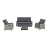 VDG Verstelbare Loungeset Hollywood - White Grey