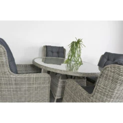 VDG Ronde Tuinset Torino / Felina - Paloma Grijs -Bekend Tuinmeubelen Winkel 1000031673 0103