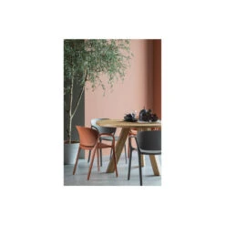 WOOOD Tuinstoel Bent - Kunststof - Terra - Set Van 4 -Bekend Tuinmeubelen Winkel 1000033690 0103