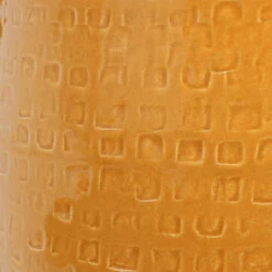 Mica Decorations Floyd Bloempot - H23,5 X Ø28 Cm - Okergeel -Bekend Tuinmeubelen Winkel 1000034001 0111