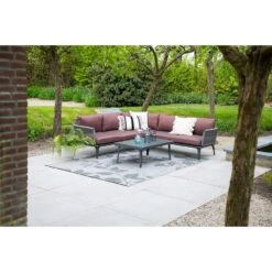 Garden Impressions Patricia Loungeset 4-delig - Licht Grijs -Bekend Tuinmeubelen Winkel 1000035538 0102