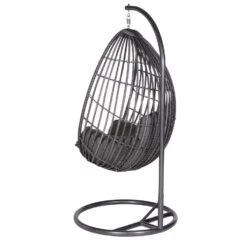 Garden Impressions Panama Hangstoel Ei - Donker Grijs -Bekend Tuinmeubelen Winkel 1000035642 0103