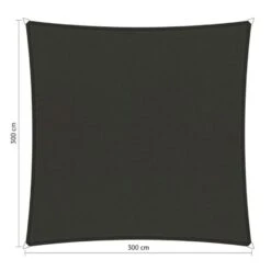 Shadow Comfort Waterafstotend, Vierkant 3x3m Warm Grey Metset