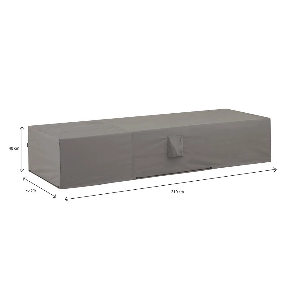 Madison Hoes Voor Loungesets - 210 X 75 X 40 - Grijs 4 Madison Hoes Voor Loungesets - 210 X 75 X 40 - Grijs - Afbeelding 2