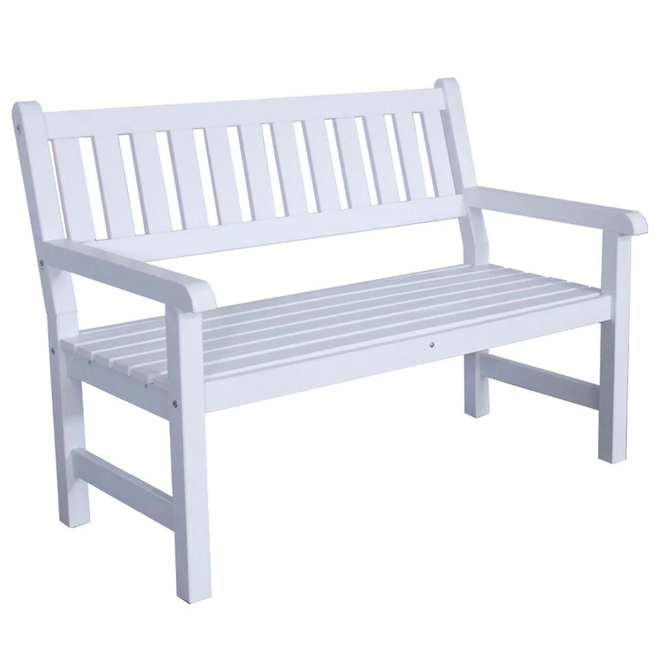 SenS-Line Bordeaux Tuinbank - Grenenhout - Wit 3 SenS-Line Bordeaux Tuinbank - Grenenhout - Wit