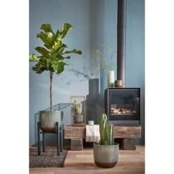 Mica Decorations Ascot Plantenstandaard XL - H49,5 Cm - Zwart -Bekend Tuinmeubelen Winkel 1000038577 0102