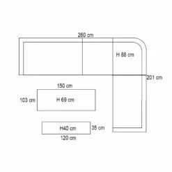 Garden Impressions Lucas Lounge Dining Set 6-delig - Natural -Bekend Tuinmeubelen Winkel 1000042594 0103