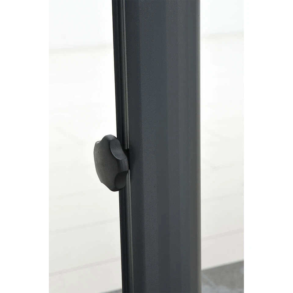 Garden Impressions Hawaii M Zweefparasol Ø330 Cm Licht Grijs 4 Garden Impressions Hawaii M Zweefparasol Ø330 Cm Licht Grijs - Afbeelding 2