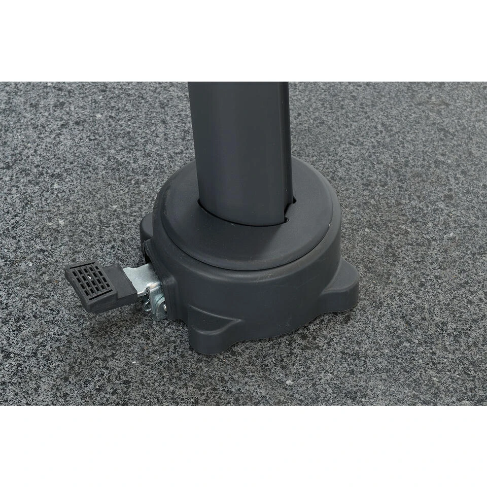 Garden Impressions Hawaii M Zweefparasol Ø330 Cm Licht Grijs 5 Garden Impressions Hawaii M Zweefparasol Ø330 Cm Licht Grijs - Afbeelding 3