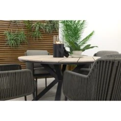 4 Seasons Bernini / GI Edison 122 Cm. - Ronde Tuinset -Bekend Tuinmeubelen Winkel 1000048703 0103
